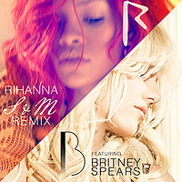 Обложка ремикса на S&M Рианны при участии Бритни Спирс